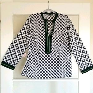 Saks Fifth as 12 geo pattern tunic